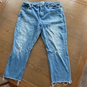 Madewell 10" High-Rise Slim crop Boyjean